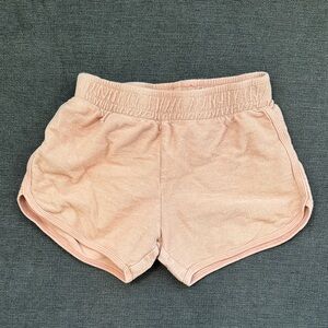 Light Peach Terry Cloth Lounge Shorts